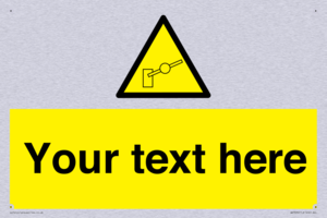 Custom warning barrier